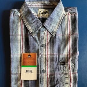 Long Sleeve Denim Plaid